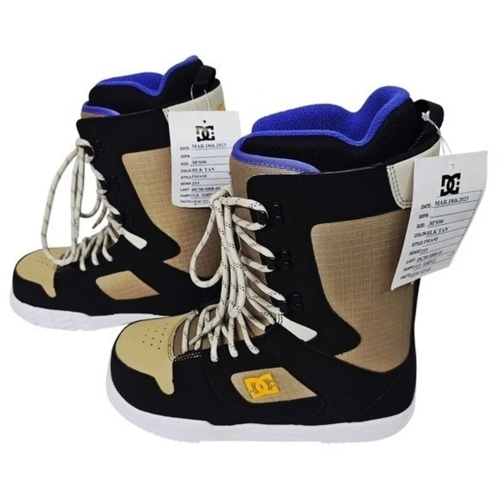 DC Shoes Phase‎ Snowboard Boots Men's 9 Black Tan PLR Sample 2023 New Style 253